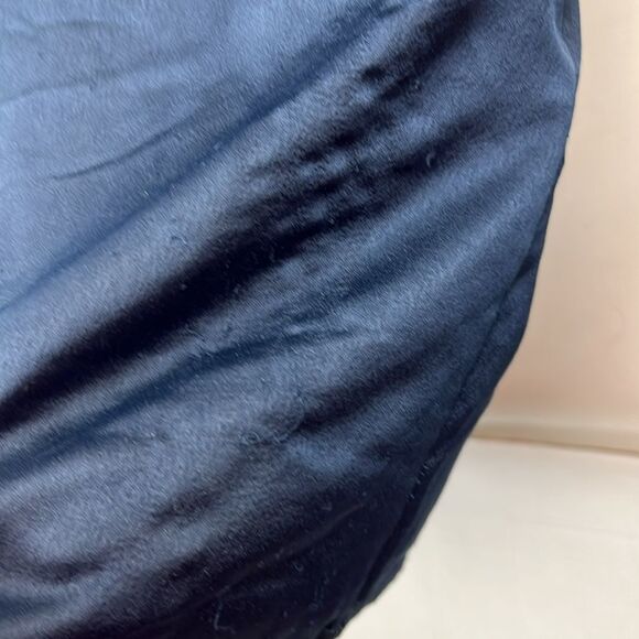 Marissa Webb collective one shoulder tie dress Flaws size 0 Navy Blue - Picture 12 of 12